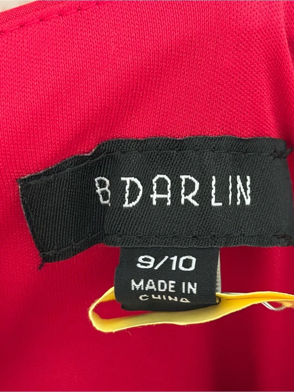 B Darlin Red Spaghetti-Strap Party Dress